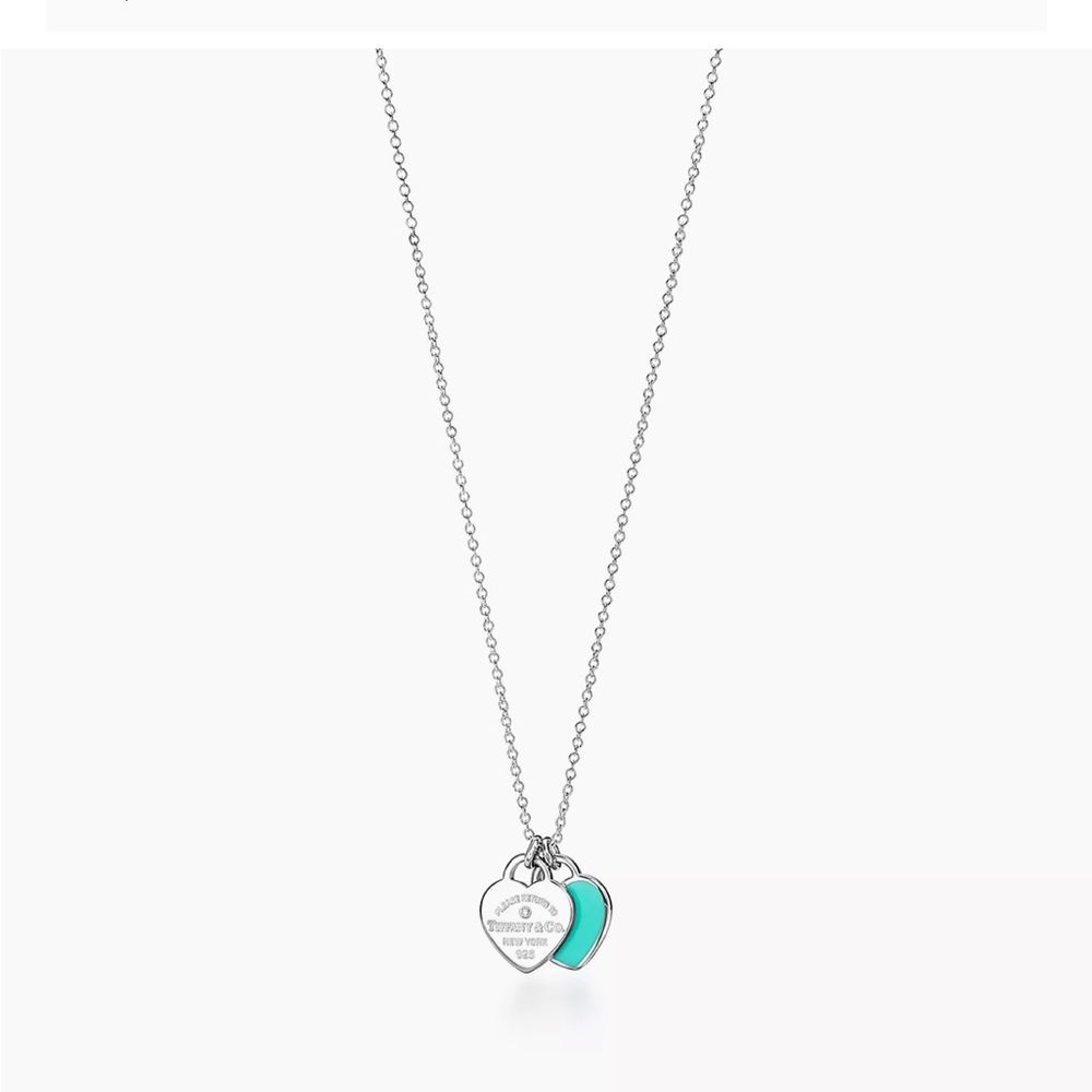 Tiffany Heart Pendant Necklace w/o Small diamond